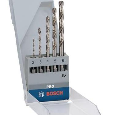 Imagem de Bosch Jogo de Brocas PRO Metal HSS-G HEX 2,0-6,0mm, 5un