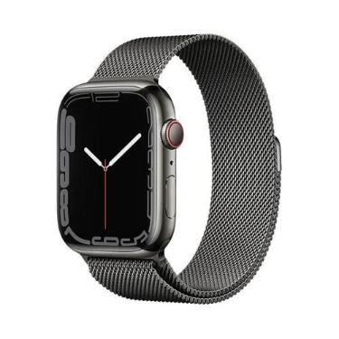 Imagem de Pulseira De Metal Milanese Loop De 44mm 40mm 45mm 41mm Para Apple Watc