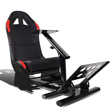 Imagem de DNA Motoring Simulador de assento de corrida de videogame RS-GAME-T1-RD