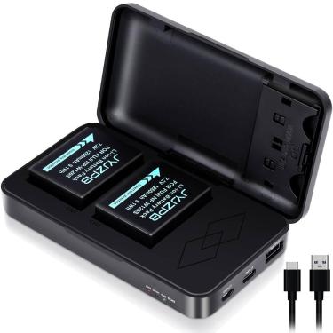 Imagem de Bateria JYJZPB NP-W126S, pacote com 2 unidades e carregador para câmer