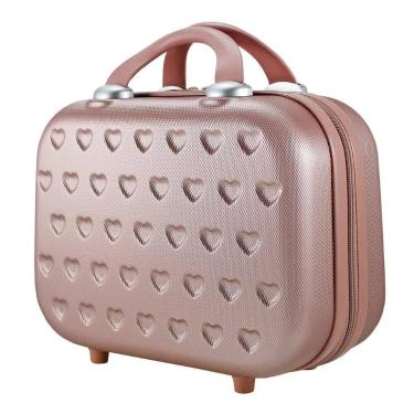 Imagem de Frasqueira de Viagem Maleta Necessaire Rígida ABS Grande de Mão Bordo 