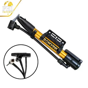 Imagem de Mini Bomba de Ar Portátil Bomvink Bicicleta, Bola,boias com Suporte pa