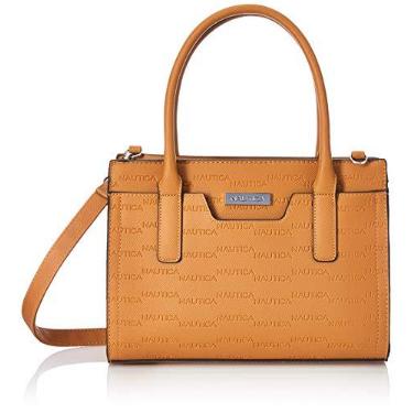 Imagem de Nautica Bolsa feminina Sandy Jr. com alça transversal removível, Camelo, One Size