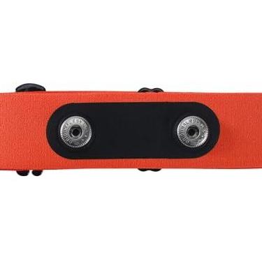 Imagem de Rich Green Valley Alça peitoral à prova de suor, pulseira de substituição para monitor de frequência cardíaca compatível com Polar H7 H9 H10, Wahoo Tickr, Garmin HRM Coospo (1, laranja, médio)