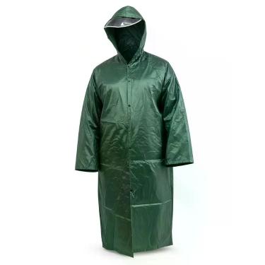Imagem de Capa de chuva impermeável verde gg com viseira - ROTONY