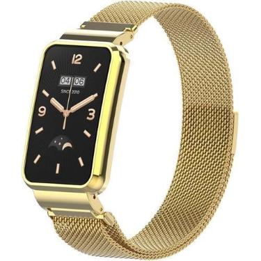 Imagem de Kit Pulseira magnética + CASE NSmart em aço inoxidável compatíveis com