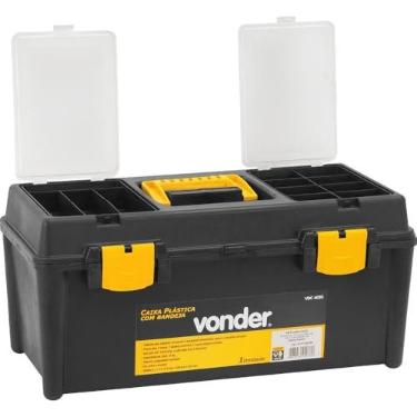 Imagem de Vonder, Caixa Para Ferramentas, Plástica, Com 1 Bandeja, 51,0 Cm X 24,0 Cm X 23,3 Cm, Vdc 4035.