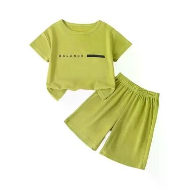 Imagem de Conjunto Esportivo Infantil De Secagem Rápida Multicolorido Para Prima