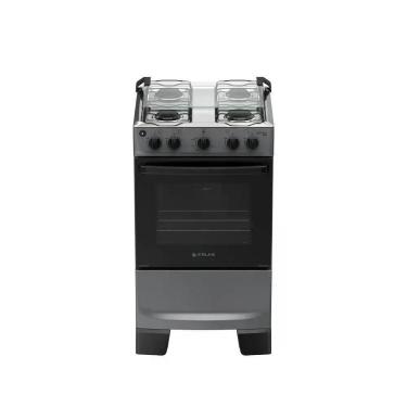 Imagem de Fogão 4 Bocas Titanium com Mesa Inox Atlas Mônaco Plus Bivolt, Titaniu