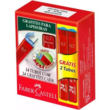 Imagem de Grafite 0.7MM B 12TUBOSX24MINAS+2TB Gratis - FABER-CASTELL