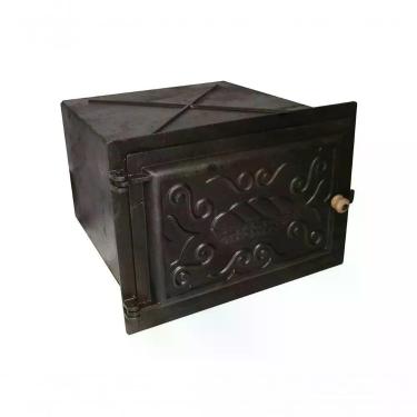 Imagem de Forno em Ferro Fogão a Lenha Grande Porta Assados Rápidos Ferro Alta Durabilidade para Cozinha Externa Fundição