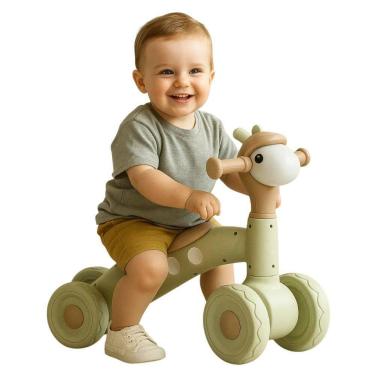Imagem de Bicicleta de Equilibrio Infantil sem Pedal Cordeirinho Unitoys 4 Rodas