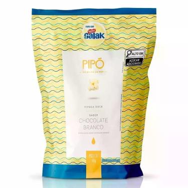 Imagem de Pipoca Doce Gourmet Pipó Chocolate Branco Galak Sachê 90g Pronta para 