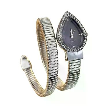 Imagem de Relógio elegante para senhora, com mostrador em forma de gota de água 
