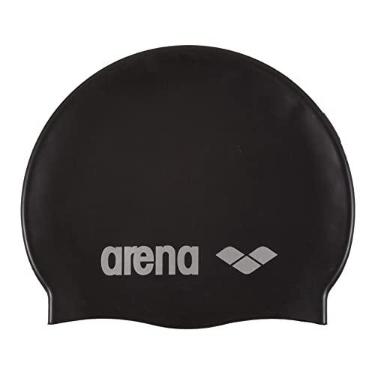 Imagem de Arena Classic Silicone, Touca Adulto Unissex, Preto/Prata