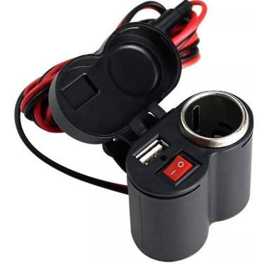 Imagem de Adaptador USB para Moto com Acendedor de Cigarro - Oferta Limitada! - 