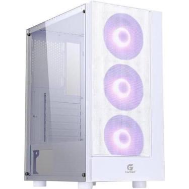 Imagem de Gabinete Gamer Fortrek Cruiser MID Tower RGB Branco