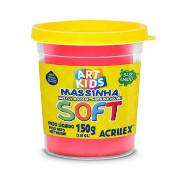 Imagem de Massa modelar 150g vermelho Acrilex