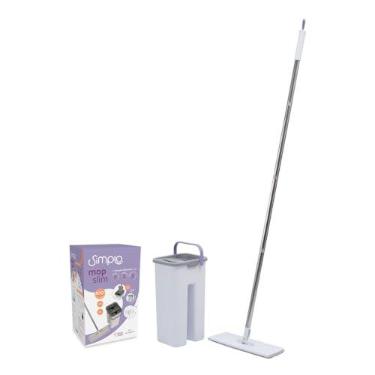Imagem de Simplo - Mop com Balde e Esfregão Slim Limpeza Prática e Eficiente