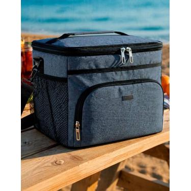Imagem de Bolsa Termica Camping Parque Lazer Espaçosa 15L Impermeavel Lancheira 