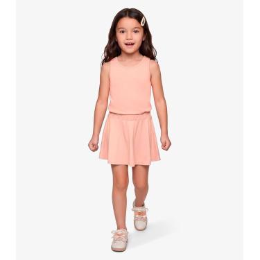 Imagem de Saia Infantil Feminina Em Cotton Leve Rovi Kids Rosa, 1, Rosa