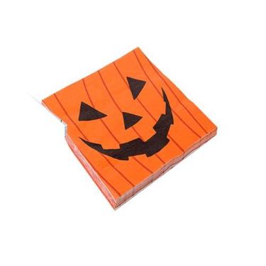Imagem de Guardanapo De Papel Halloween 33Cm Com 20 Unidades Temáticos Abóbora