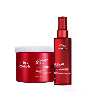 Imagem de Kit Wella Professionals Ultimate Repair - Mask 500 e Leave-in 95 (2 pr