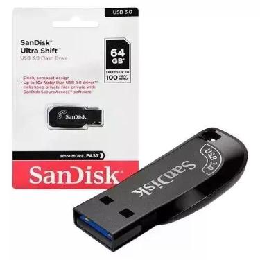 Imagem de Pendrive 64gb Usb 3.2 Ultra Shift Sdcz410-064g-g46 100mb/s Original -