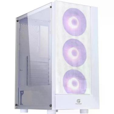 Imagem de Gabinete Gamer Fortrek Cruiser Mid Tower Rgb Branco