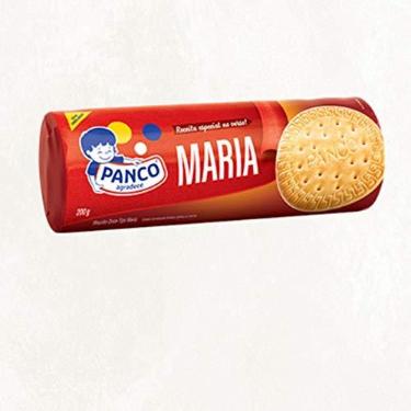 Imagem de Kit C/10 Pacotes Biscoitos Bolachas Maria Panco 200g
