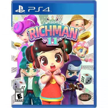 Imagem de Jogo GS2 Games Richman 11 Playstation 4 Midia Fisica Multiplayer Familia Preto