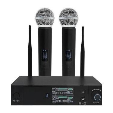 Imagem de Microfone sem Fio Leson LS VKS2 com Bluetooth - Leson - Leson Microfon
