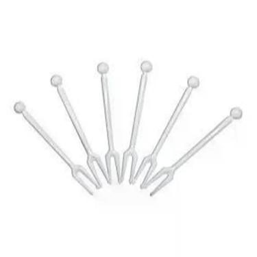 Imagem de Espetinho para Petisco 7cm Plastilânia Branco 500 Unidades - Sem marca