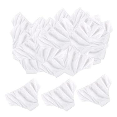 Imagem de Esquirla 50Pcs SPA Não Descartável Calcinha de Breve para As Mulheres, Branco