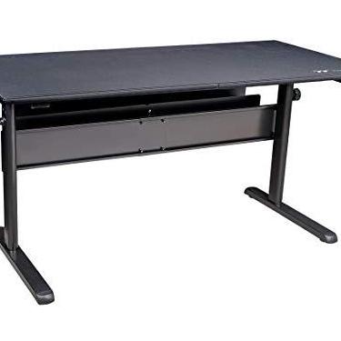 Imagem de Thermaltake Mesa de jogos Tt Gaming Level 20 Gt Battlestation, altura ajustável, superfície resistente a arranhões, tapete de mesa de tamanho completo, GD-LBS-BRHANX-01, preto