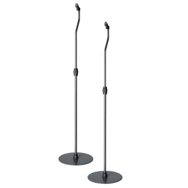 Imagem de 2 Suporte Pedestal Caixa de Som Pesada até 3kg Home Theater Preto SCR-
