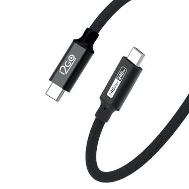 Imagem de i2GO Cabo Thunder 40: High Speed 40Gbps, 240W, 8K/4K, 1,2m