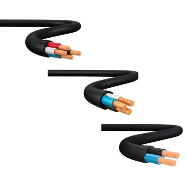 Imagem de Cabo Elétrico Silnax com Isolação HEPR e Cobertura PVC-ST2 Cinza Sil 2X1,5MM²