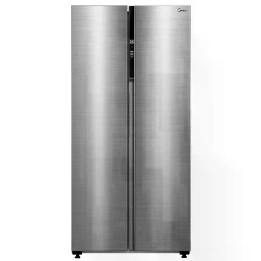 Imagem de Geladeira Midea Side By Side Frost Free Inverter 442L Conectada MDRS5 Inox 220V