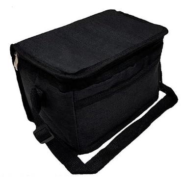 Imagem de Bolsa Térmica Porta Marmita Lancheira Bebidas Fitness Unica Cor:Preta