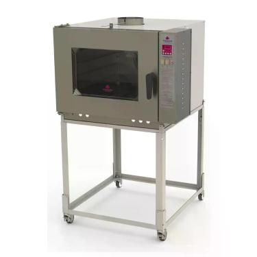 Imagem de Forno Turbo Elétrico Progás PRP-5000NE Aço Inox 5 Esteiras Trifásico Inox 380V