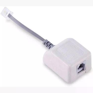 Imagem de Filtro Telefônico Forceline Force Lina 1 Saída Compatível com ADSL 2 com Saída Dupla para Modem e Telefone