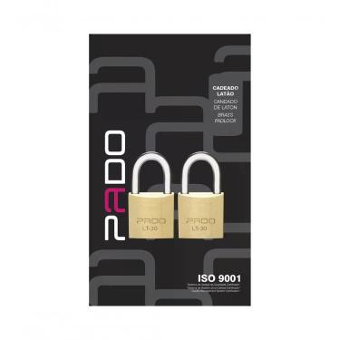 Imagem de Cadeado Pado 2E-30Mm (2 Msm Segr/4 Chaves Iguais) Bl