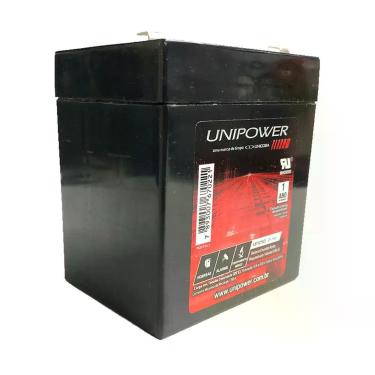 Imagem de Bateria Unipower Para Nobreak Up1250-06C013 F187 12V 5.0Ah