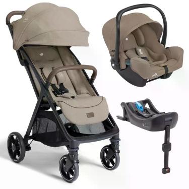 Imagem de Carrinho Parcel LX Sandstone + Bebê Conforto I-Snug Cashe - Joie