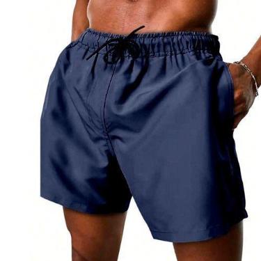 Imagem de Bermuda masculina com bolso praia academia treino tactel Tamanho:PCor: