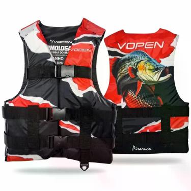 Imagem de Colete Salva Vidas Homologado Nylon Fishing VP22F - Vopen, Pirarucu, E