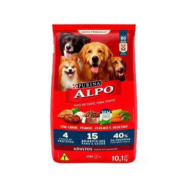 Imagem de Ração para Cachorro Alpo Receitas Caseiras Adulto - Carne Grelhada com