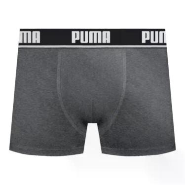 Imagem de Cueca Puma Boxer Cotton Adulto Elástco 35MM, Preto mescla, P