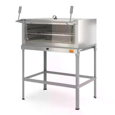 Imagem de Forno De Lastro Inox A Gás Com Pedra Refratária Fl800 - Tostando